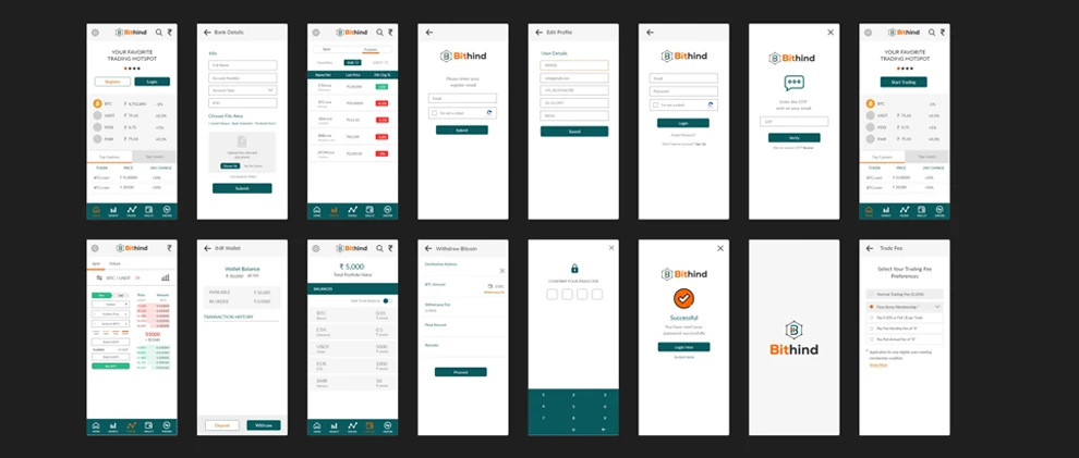 Selected ui/ux design artwork by ItsDigimark
