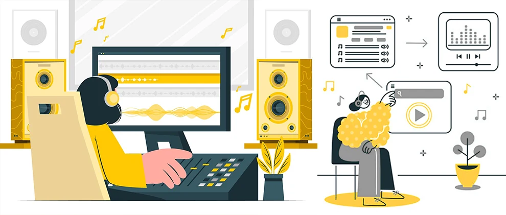 Selected promotional video production artwork by ItsDigimark